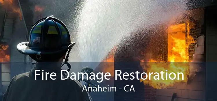 Fire Damage Restoration Anaheim - CA
