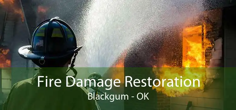 Fire Damage Restoration Blackgum - OK