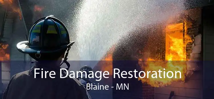 Fire Damage Restoration Blaine - MN