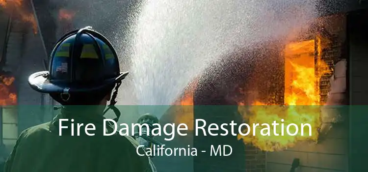 Fire Damage Restoration California - MD