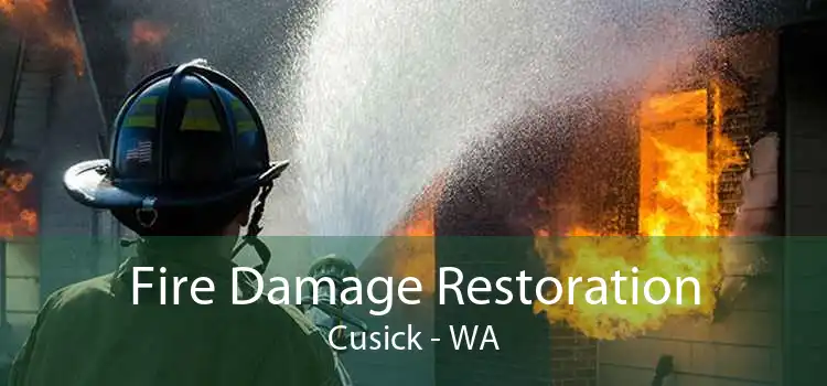 Fire Damage Restoration Cusick - WA