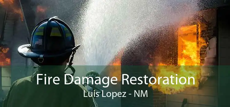 Fire Damage Restoration Luis Lopez - NM