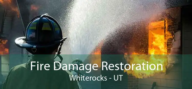 Fire Damage Restoration Whiterocks - UT