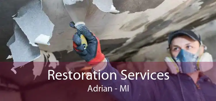 Restoration Services Adrian - MI