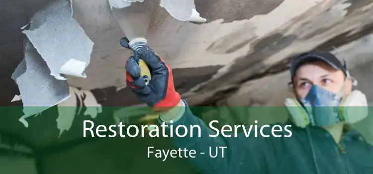 Restoration Services Fayette - UT