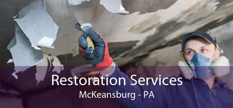 Restoration Services McKeansburg - PA