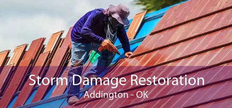 Storm Damage Restoration Addington - OK