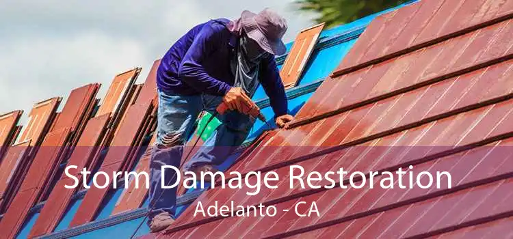 Storm Damage Restoration Adelanto - CA