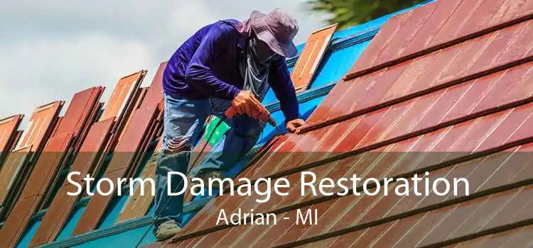 Storm Damage Restoration Adrian - MI