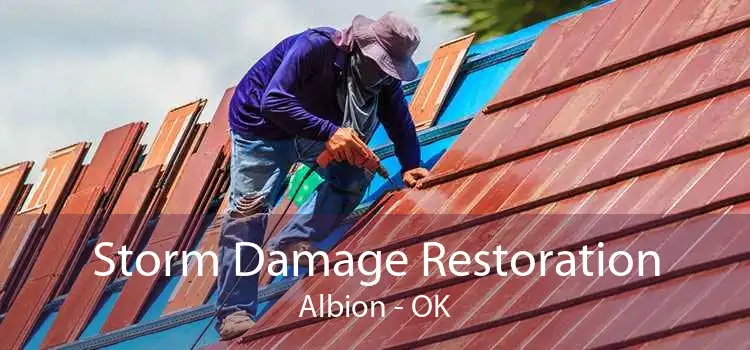 Storm Damage Restoration Albion - OK