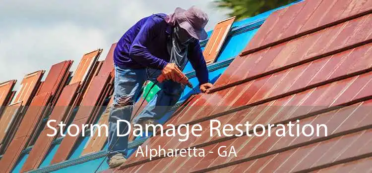 Storm Damage Restoration Alpharetta - GA