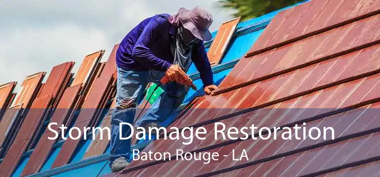 Storm Damage Restoration Baton Rouge - LA