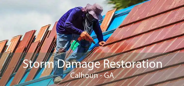 Storm Damage Restoration Calhoun - GA