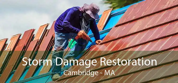 Storm Damage Restoration Cambridge - MA