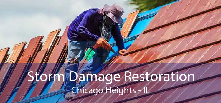 Storm Damage Restoration Chicago Heights - IL