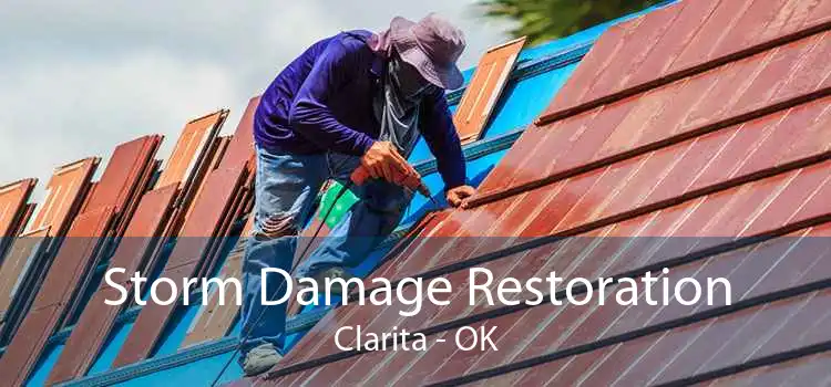 Storm Damage Restoration Clarita - OK