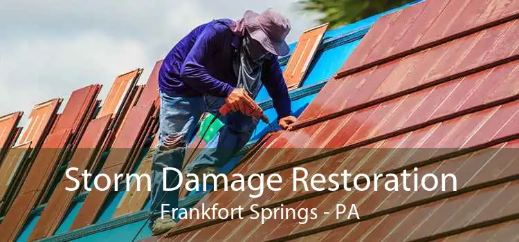 Storm Damage Restoration Frankfort Springs - PA
