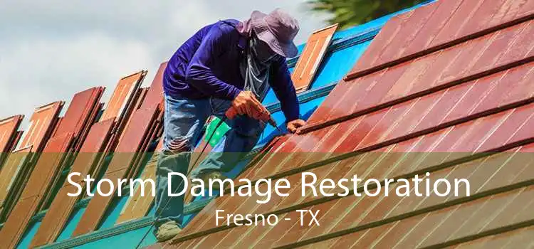 Storm Damage Restoration Fresno - TX