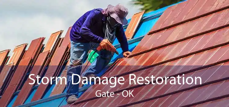 Storm Damage Restoration Gate - OK
