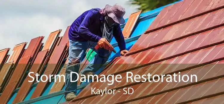 Storm Damage Restoration Kaylor - SD