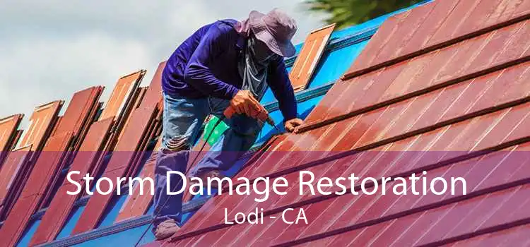 Storm Damage Restoration Lodi - CA