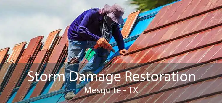 Storm Damage Restoration Mesquite - TX