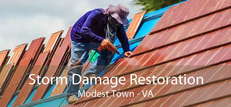 Storm Damage Restoration Modest Town - VA