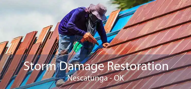 Storm Damage Restoration Nescatunga - OK
