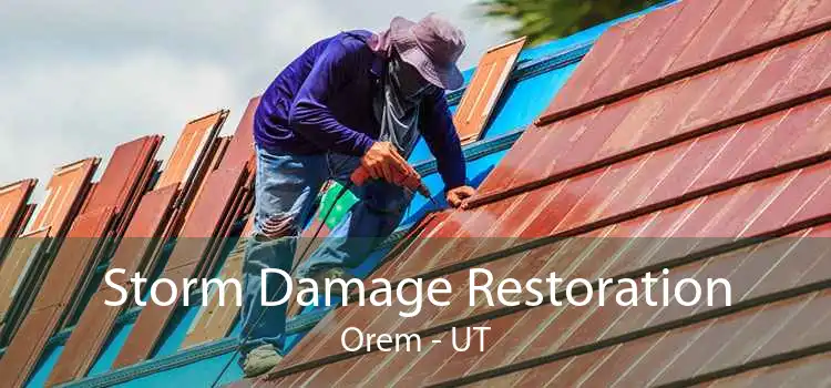 Storm Damage Restoration Orem - UT