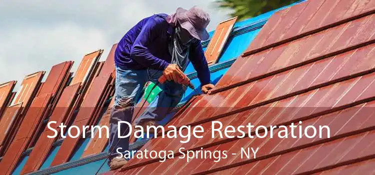 Storm Damage Restoration Saratoga Springs - NY