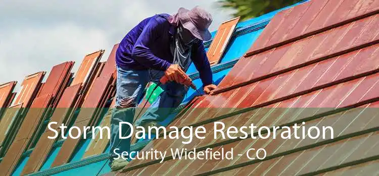 Storm Damage Restoration Security Widefield - CO