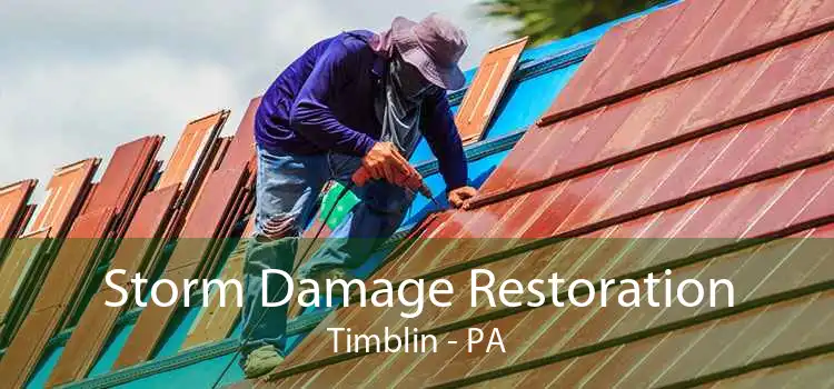 Storm Damage Restoration Timblin - PA