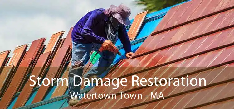 Storm Damage Restoration Watertown Town - MA
