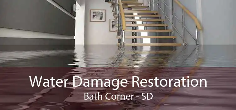 Water Damage Restoration Bath Corner - SD