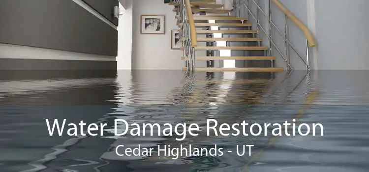 Water Damage Restoration Cedar Highlands - UT